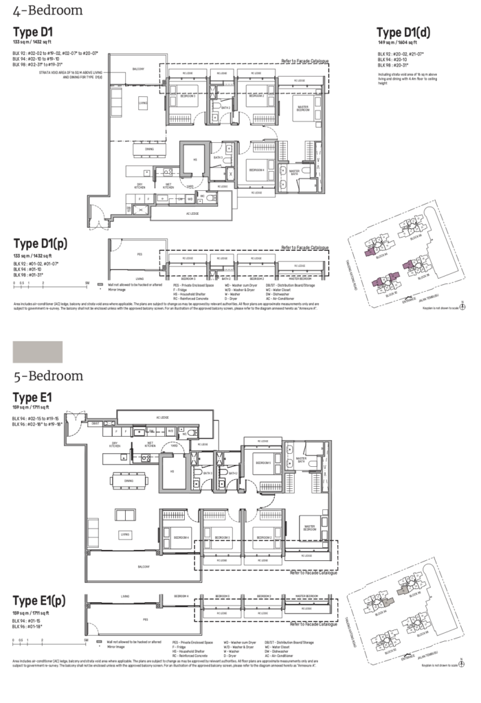 Tembusu Grand - 4 Bedroom and 5 Bedroom