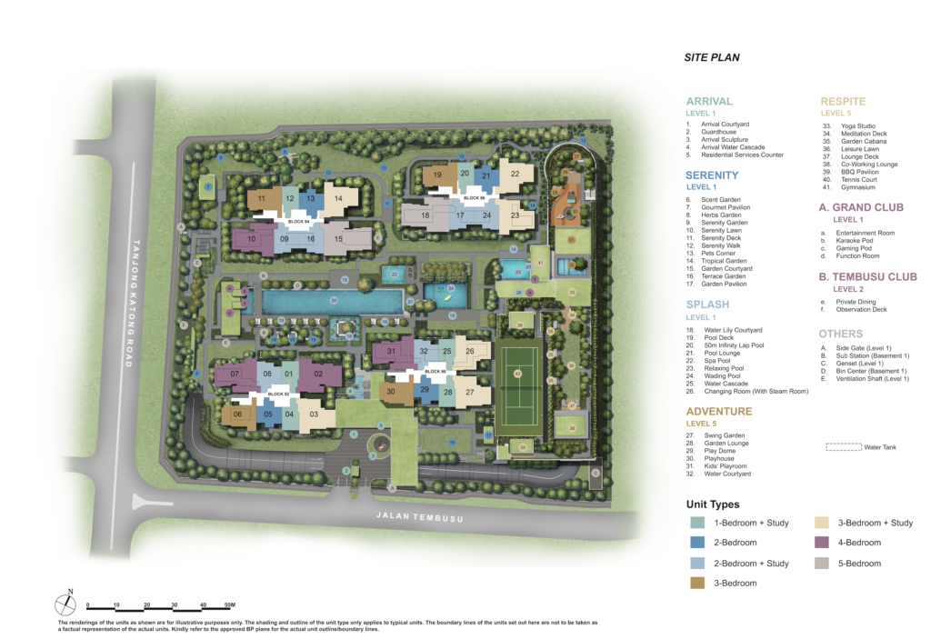 Tembusu Grand Site Plan